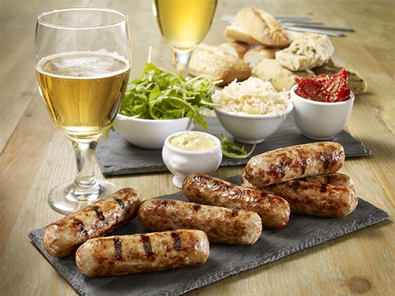 Duo saucisses Italienne douce et Toulouse Olymel gourmet