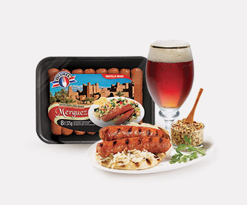 Saucisses merguez olymel