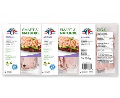 Poitrine de dinde cuite émincé - Trio pack