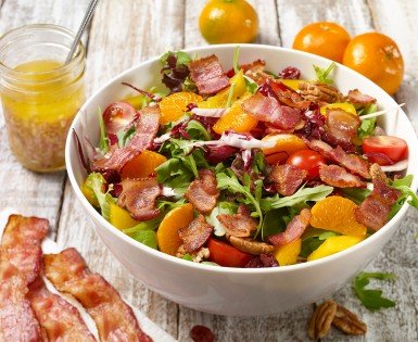 Salade californienne au bacon