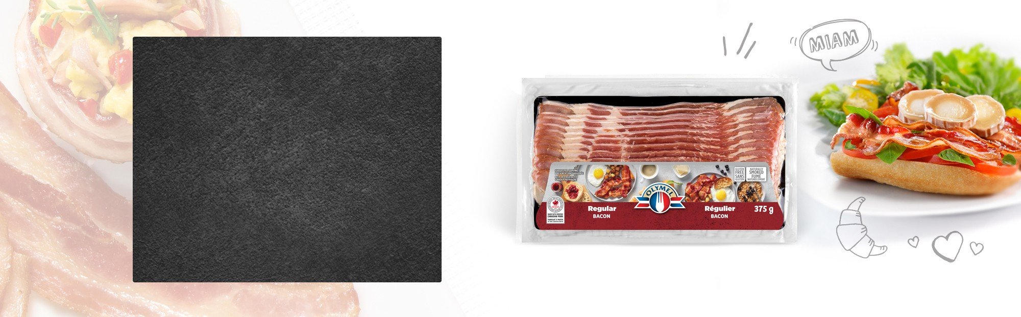 Bacon fumé naturellement