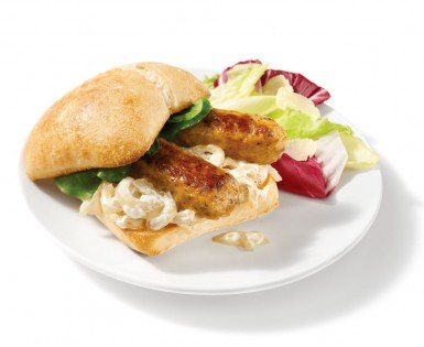 Ciabattas à la saucisse Florentina et au Boursin