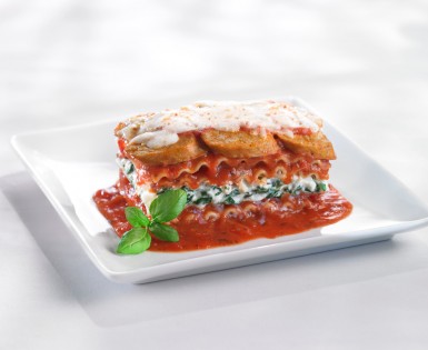 Lasagna with Italian Sausages, ricotta and spinach