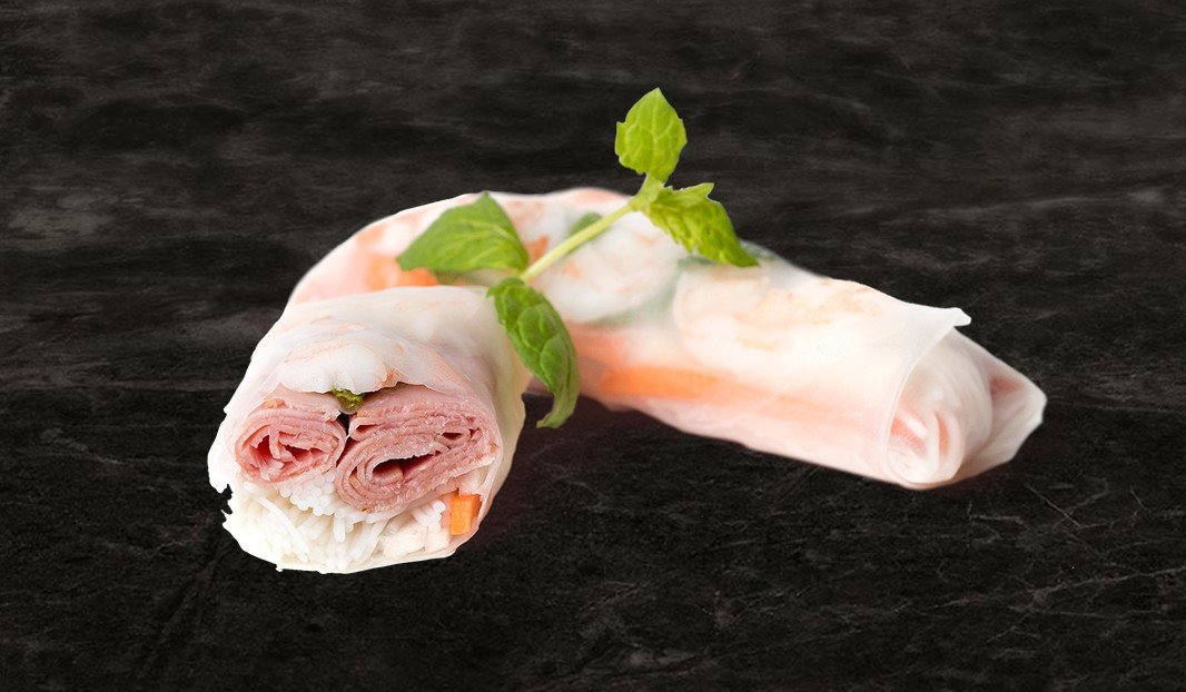 Smoked Ham Spring Rolls