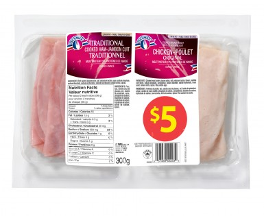 Duo jambon et poulet cuit