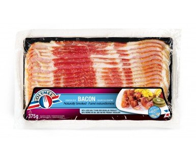 Bacon fumé naturellement 33% moins de sel