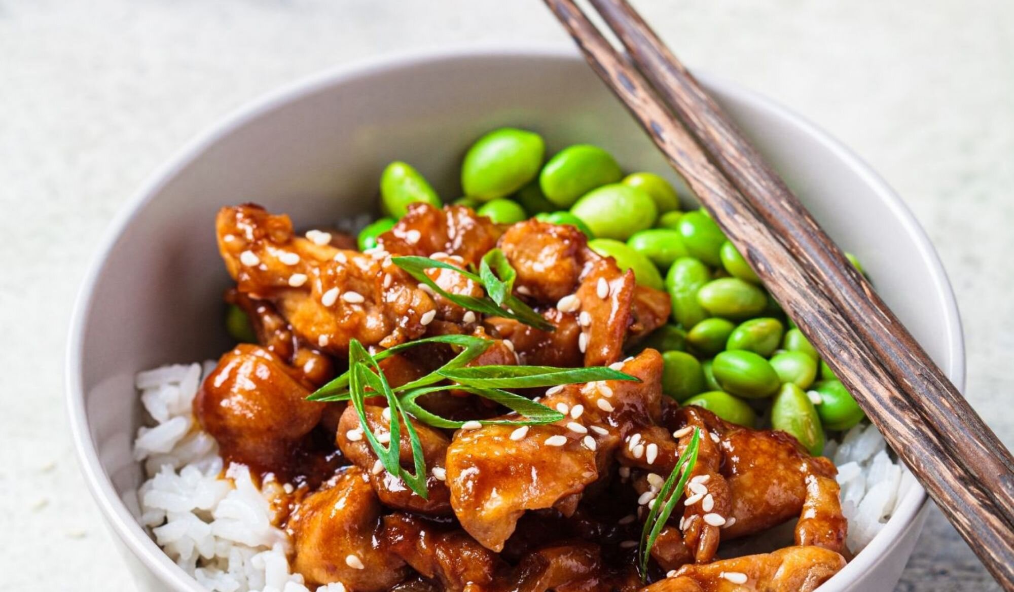 Bols repas de poulet Teriyaki