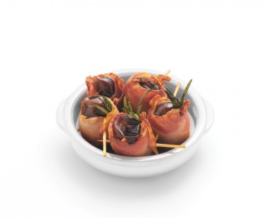 Bouchées de dattes et bacon