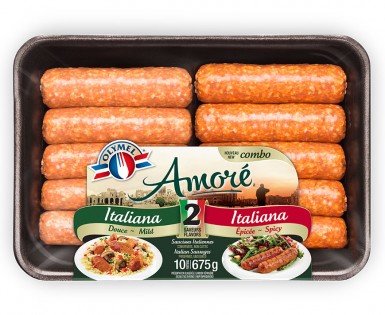 Combo Amoré Sausages Mild Italian and Spicy Italian