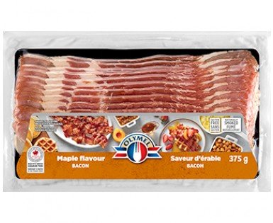 Bacon fumé naturellement à saveur d'érable