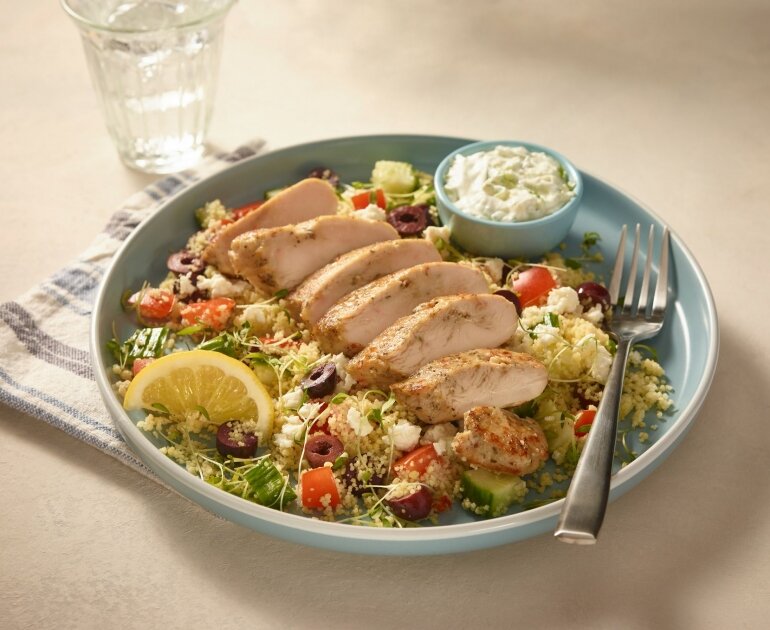  Bols repas de poulet méditerranéen 
