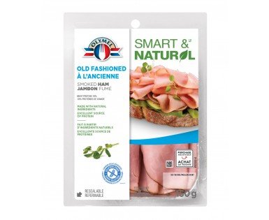 Jambon fumé à l'ancienne émincé Olymel Smart & Naturel