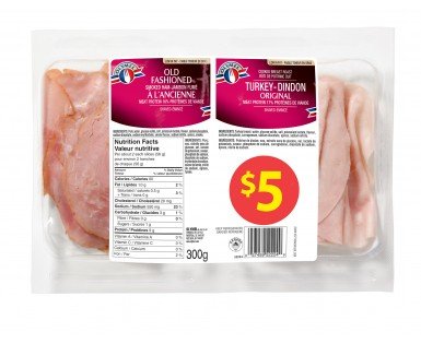 Duo jambon fumé et dindon cuit