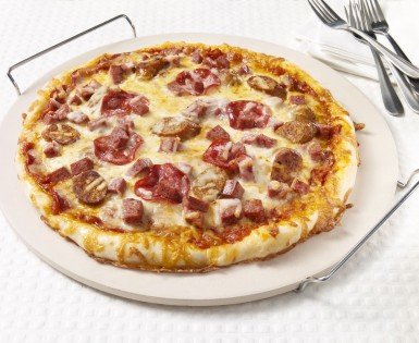 Meat lovers' pizza