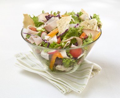 Salad with cold cuts 