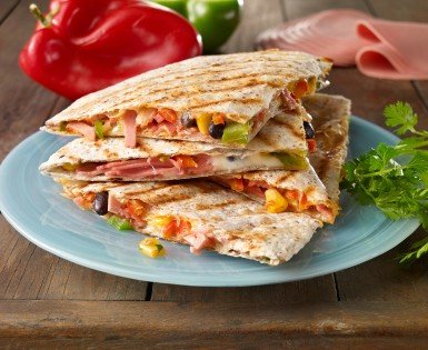 Grilled quesadillas with bologna