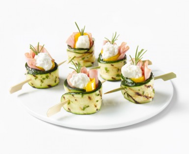 Roulade aux légumes grillés et au jambon fumé à l'ancienne