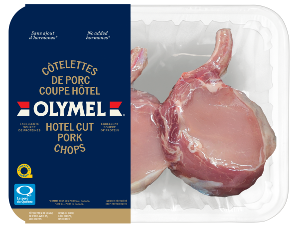 Côtelettes de longe de porc