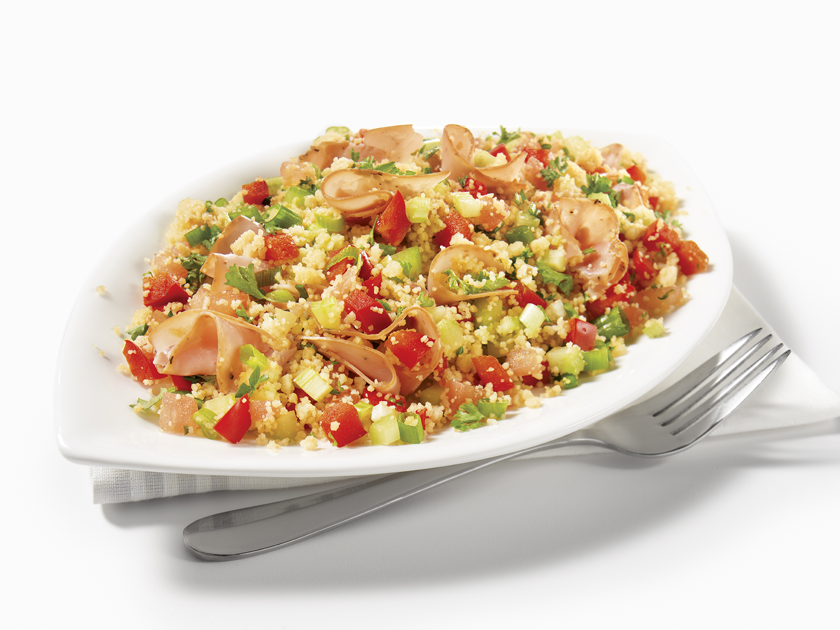 Couscous Ham And Vegetable Salad Olymel