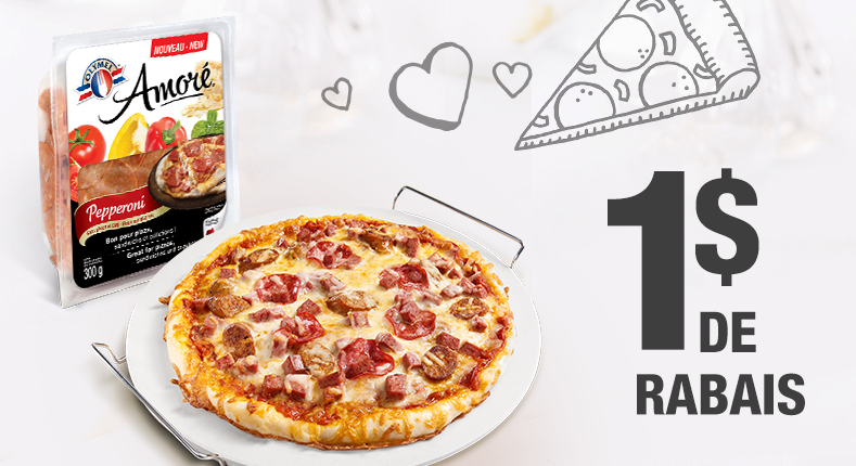 Économiser 1 $ à l'achat d'un emballage de pepperoni Olymel Amoré (300 g)