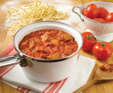 Pepperoni and Italian sausage sauce